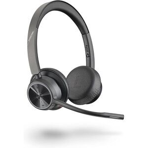 Plantronics Poly - Voyager 4320 UC Wireless Headset Headphones with Boom Mic